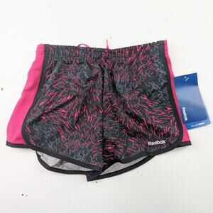 Reebok Pink/Black Track Shorts